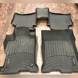 2016 Honda Accord Black WeatherTech Floor Mats. Fits 2014-2016